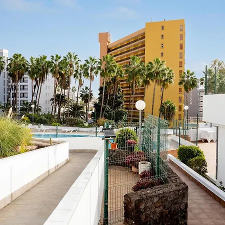 Apartmán 2b. Cozy Flores Big Terrace With Pool Costa Adeje (Tenerife)