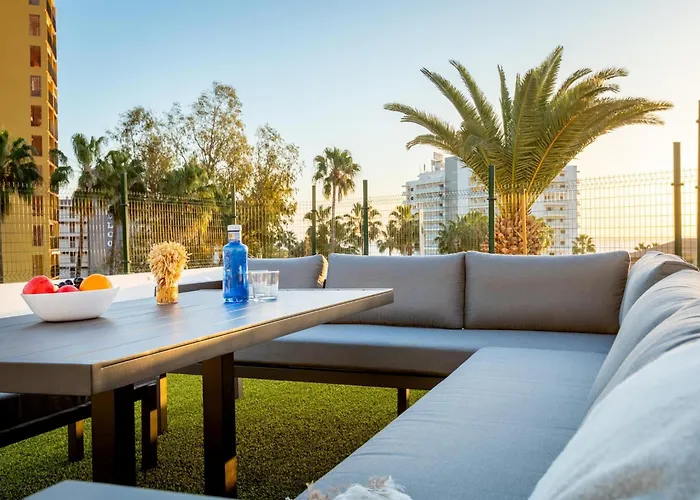 Apartmán 2b. Cozy Flores Big Terrace With Pool Costa Adeje (Tenerife)